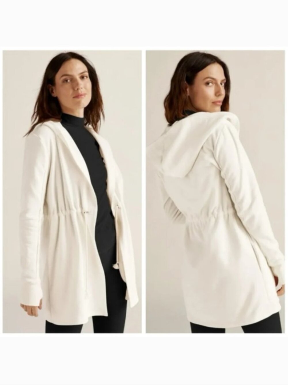 Beyond Yoga - On the Go Jacket - Fresh Snow / XS